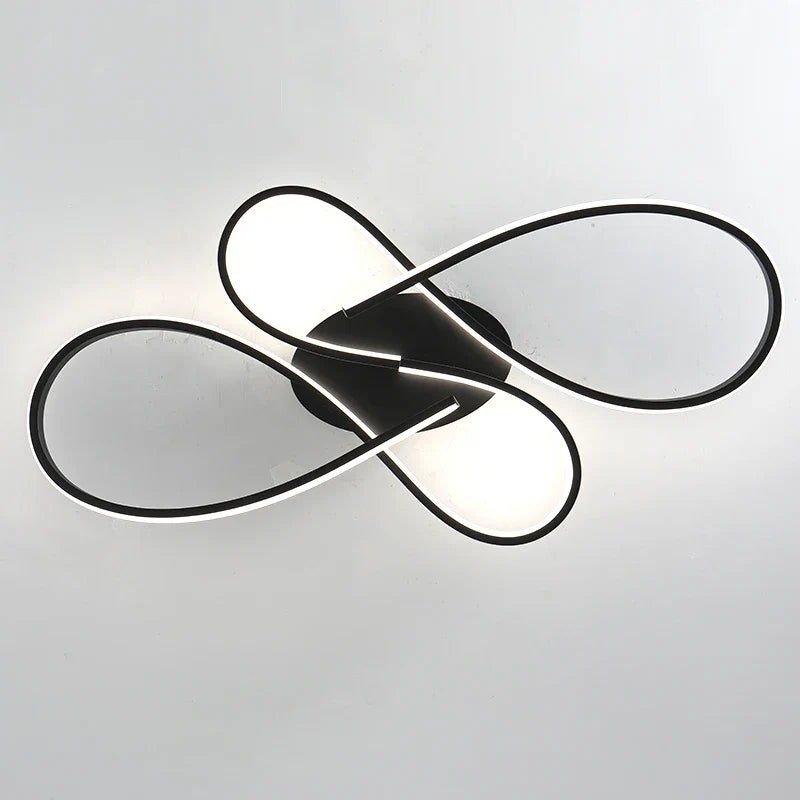 Modern Black LED Chandelier