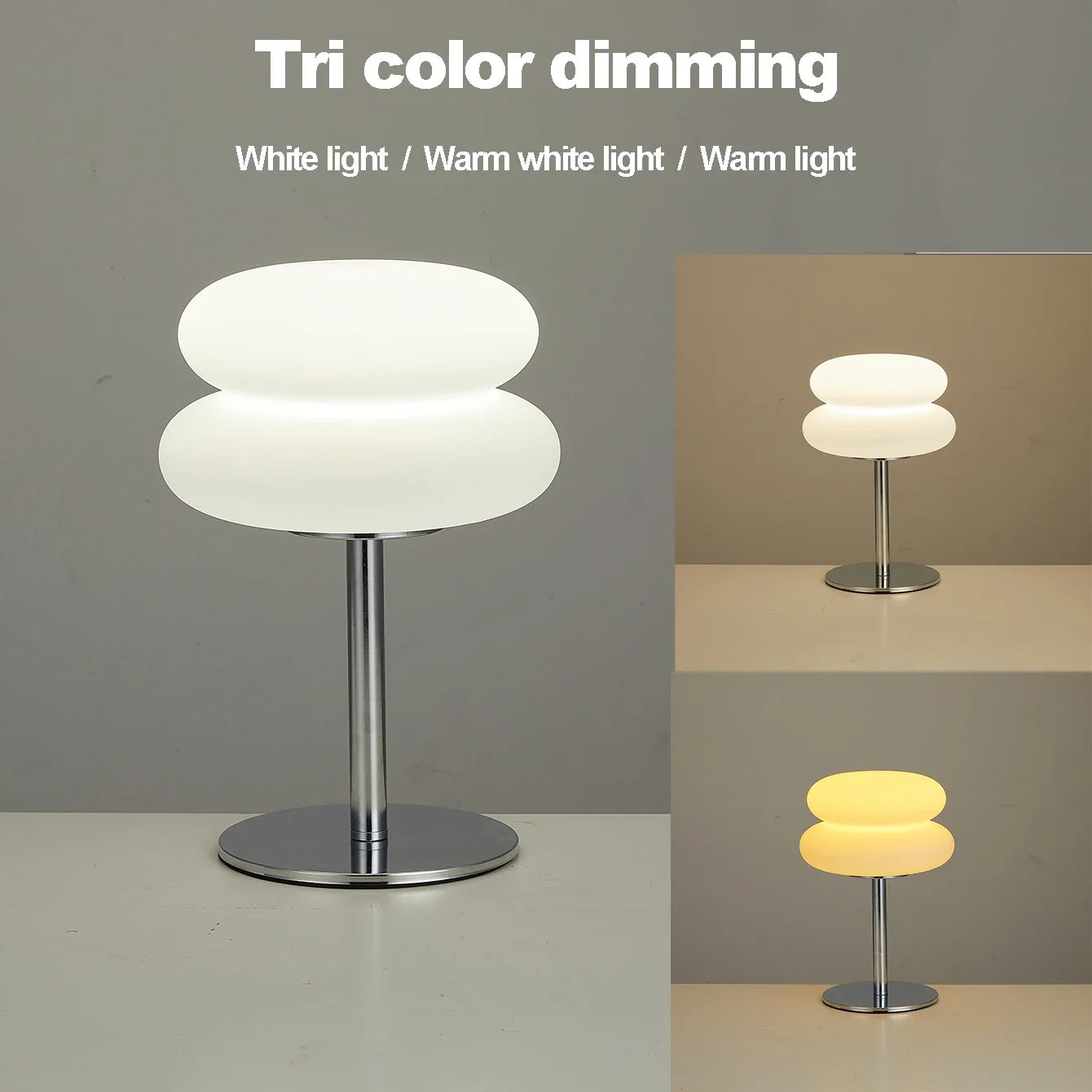 Nordic Style Bauhaus Table Lamp with 9-Level Dimming Brightness