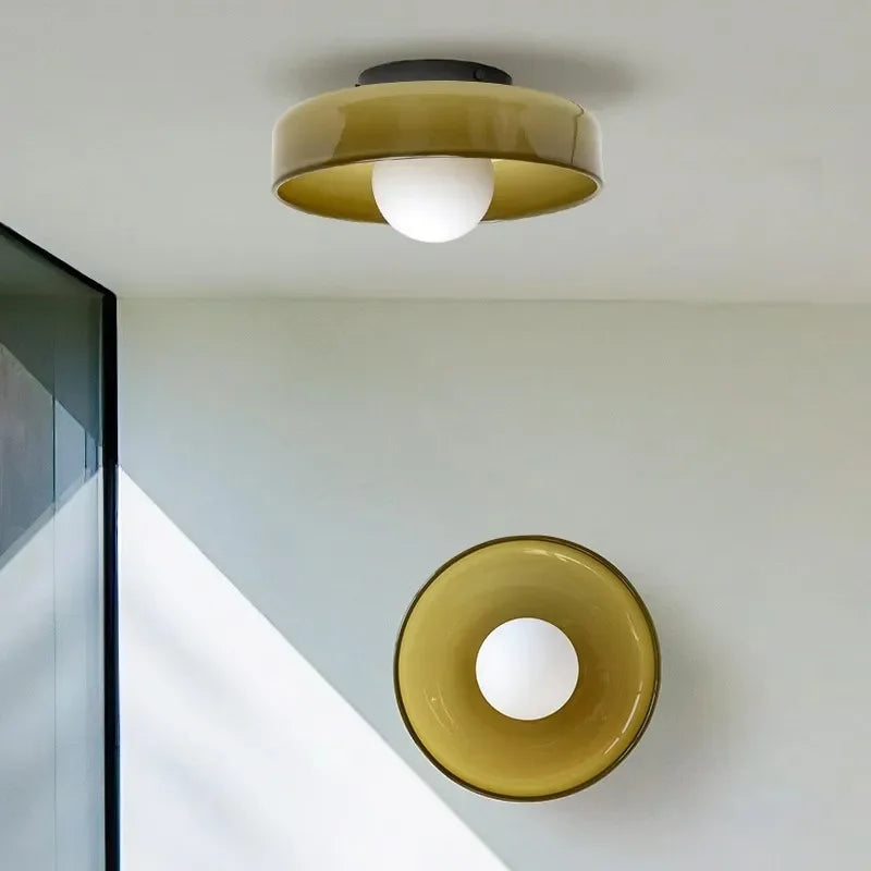 Vintage LED Glass Ceiling Light