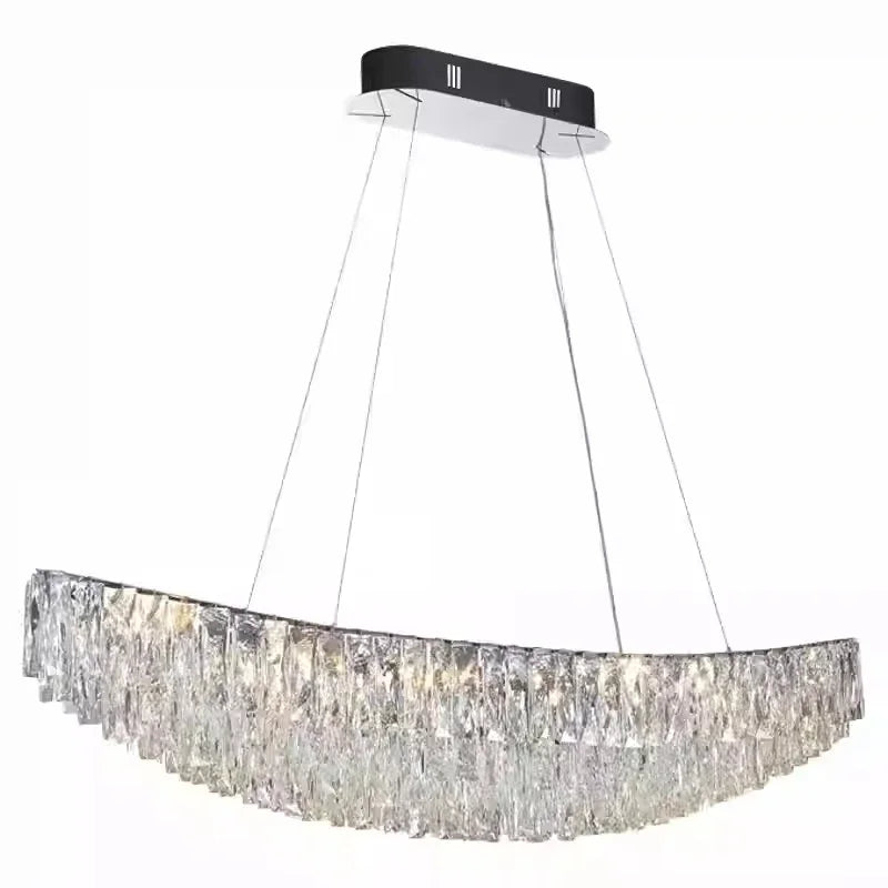 Luxury Crystal Sailboat Pendant Light