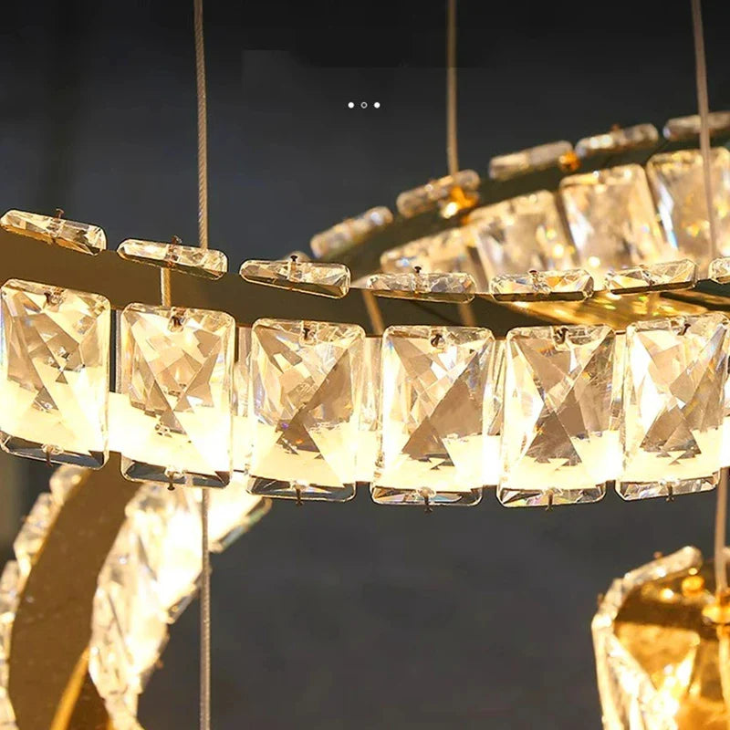 Modern Crystal LED Luxury Pendant Light