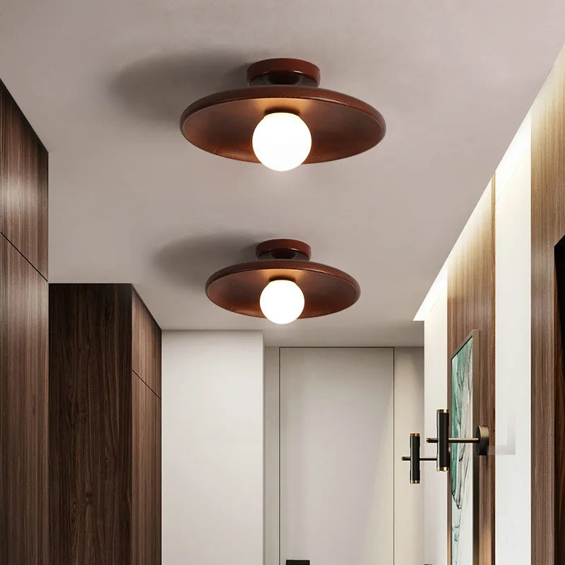 Solid Wooden Ceiling Light fixture