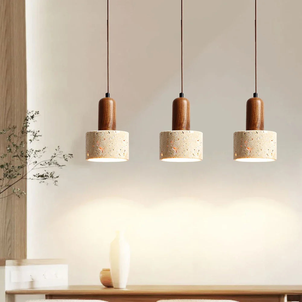 Travertine Stone Pendant Lamp