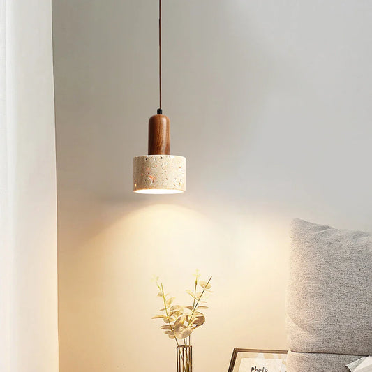 Travertine Stone Pendant Light