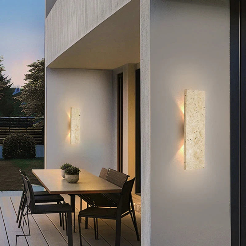 Waterproof Marble Wall Light