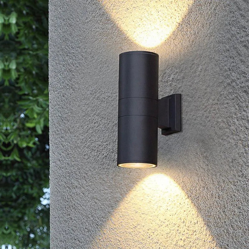Waterproof Outdoor Wall Light Black