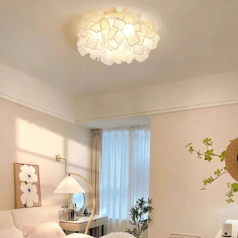 White Flower Ceiling Light fixture