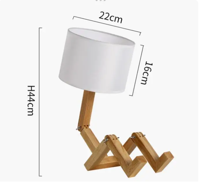 Wooden Table Lamp Bedside Lamp Desk Lamp