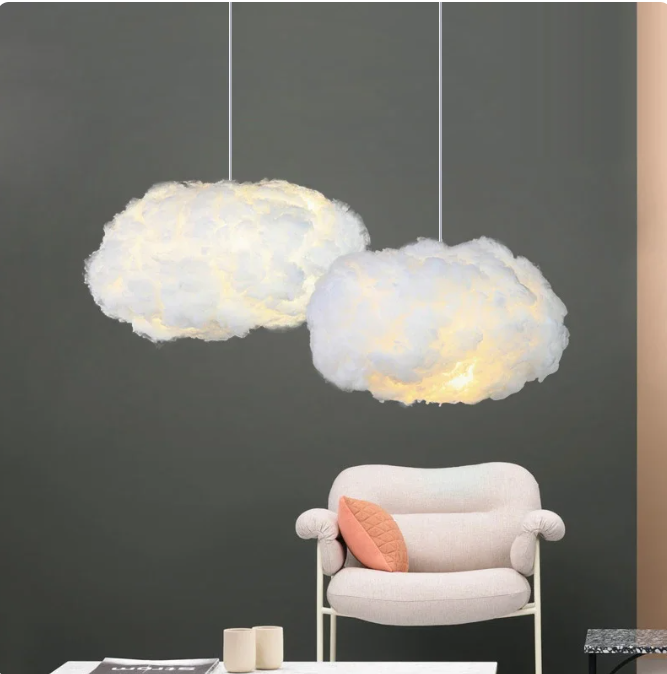 Lampe nuage flottant