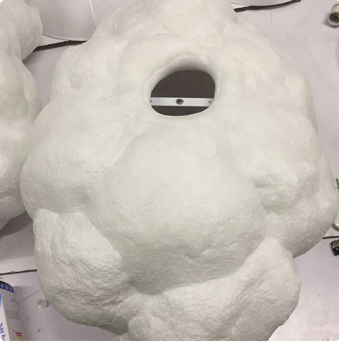Lampe nuage flottant