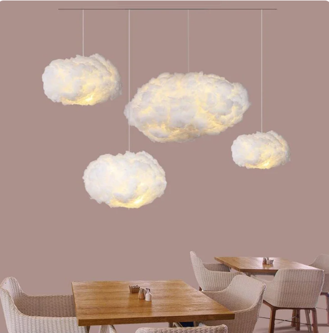 Lampe nuage flottant