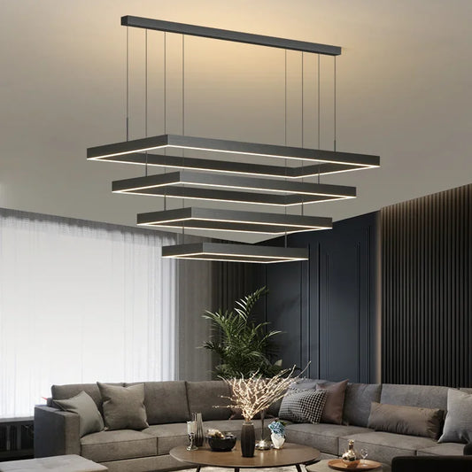 Nordic Square Led Chandelier